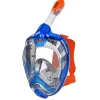 Masque Facial snorkeling Seac sub Magica Bleu/Orange - Taille L/XL