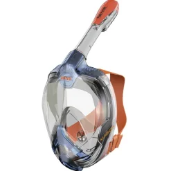 Masque Facial snorkeling Seac sub Magica Bleu/Orange - Taille L/XL