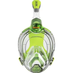 Masque intégral Seac sub Libera Junior 6+ Transparant/Lime