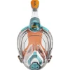 Masque intégral Seac sub Libera Junior 6+ Acquamarine/Orange
