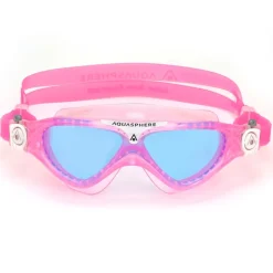 Masque natation Aquasphere Vista Junior - Bleu Teinté / Rose