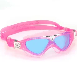 Masque natation Aquasphere Vista Junior - Bleu Teinté / Rose