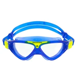 Masque natation Aquasphere Vista Junior - Transparent / Bleu