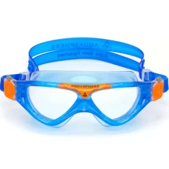 Masque natation Aquasphere Vista Junior - Transparent / Orange
