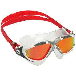 Masque natation Aquasphere Vista - Effet Miroir Rouge Titane