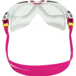 Masque natation Aquasphere Vista - Transparent / Framboise