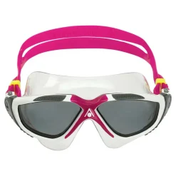 Masque natation Aquasphere Vista -  Fumée / Framboise