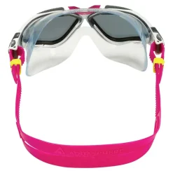 Masque natation Aquasphere Vista -  Fumée / Framboise