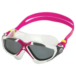 Masque natation Aquasphere Vista -  Fumée / Framboise