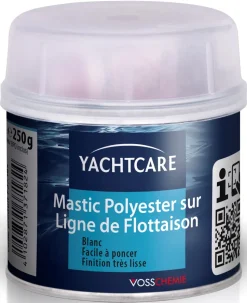 Mastic Yachtcare au dessus ligne de flottaison