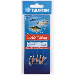 Micro Larves Flashmer 5 Hameçons