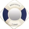 Miroir bouée Décomarine "Bienvenue à bord" - Ø 30 cm