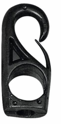 Mousqueton polyamide Nuova Rade noir 68 mm