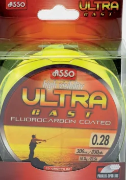 Nylon Asso Ultra Cast Jaune Mat 300 m