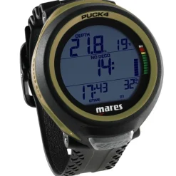 Ordinateur de Plongée Mares Puck 4 Vert Olive