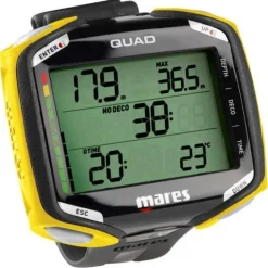 Ordinateur de Plongée Mares Quad Jaune
