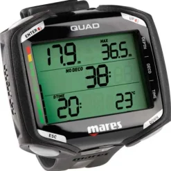 Ordinateur de Plongée Mares Quad Noir