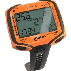 Ordinateur de Plongée Mares Quad 2 Orange