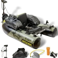 Pack Float tube Black Cat Battle boat