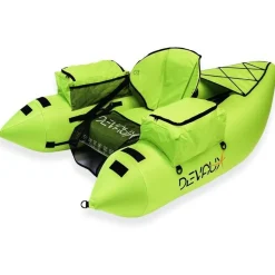 Pack Float tube Devaux Kayak Tube Cap-V 1000 - Chartreuse + Kit