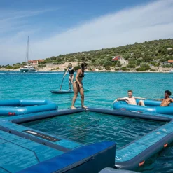 Pack Piscine flottante Jobe Infinity island avec gonfleur