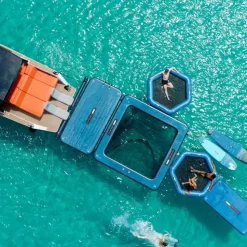 Pack Piscine flottante Jobe Infinity island avec gonfleur