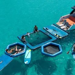 Pack Piscine flottante Jobe Infinity island avec gonfleur