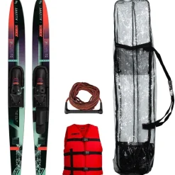 Pack ski nautique intermédiaire Jobe Allegre Combo 67 Rouge