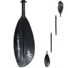 Pagaie kayak Aqua Design Attak alu 4 parties 220 cm Noire