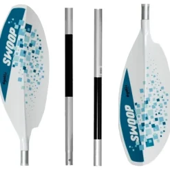 Pagaie kayak Egalis Swoop - alu - 4 parties - 220 cm