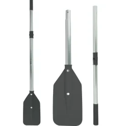 Paire d'avirons Cape horn aluminium 2 parties Noir