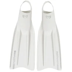 Palme apnée Molchanovs Core Silicone Bifins Blanche