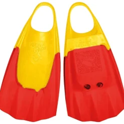 Palme bodyboard Wave Gripper SW Swim Fins | Jaune/Rouge