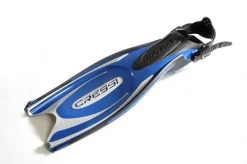 Palmes Cressi Frog Plus Bleu/silver