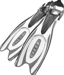 Palmes Cressi Frog Plus Noir/Blanc