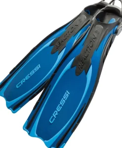 Palmes Cressi Reaction EBS Bleues/azur