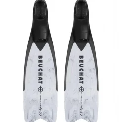 Palmes de plongée Beuchat Mundial One 50 Soft Flex - Marbrée