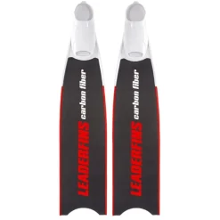 Palmes Leaderfins Carbone Red & White