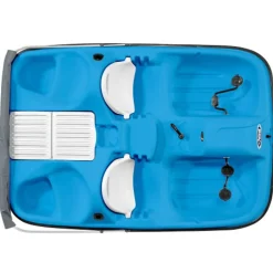 Pedalo bateau à pédales Pelican Monaco DLX Bleu