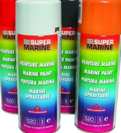 Peinture Super Marine teinte Detroit diesel in board aérosol 400ml - Argent