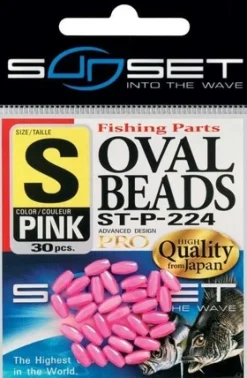 Perles Ovales Dures Sunset Beads Pink ST-P-224 Taille M