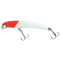 Pin's Mer Yo-Zuri 9 cm RH-W5 Blanc Tête Rouge