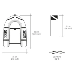 Planche de chasse Seac sub Seamate