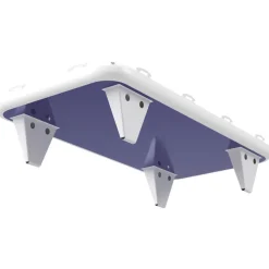 Plateforme gonflable bateau Yachtbeach 4.1 Diamond Pearl  White