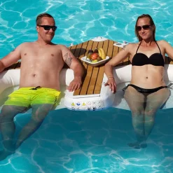 Plateforme gonflable bateau Yachtbeach Duo scooter sous marin