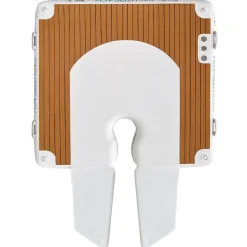 Plateforme gonflable bateau Yachtbeach en teak pour foil