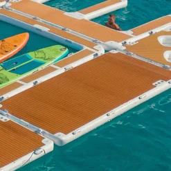 Plateforme gonflable bateau Yachtbeach 8.20 Premium Teak