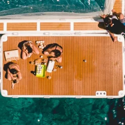 Plateforme gonflable bateau Yachtbeach 8.20 Premium Teak