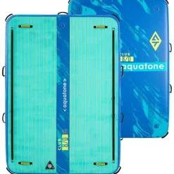Plateforme gonflable quai flottant Aquatone Club 247x170x15cm 470L