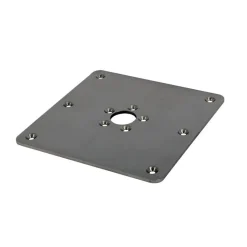 Platine basse inox carrée Pike'N Bass